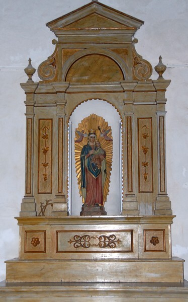 San José, nave Nuestra Señora del Carmen altar - Espita, Yucatán