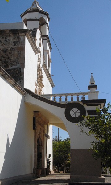 Santa María, façade narthex - Santa María del Oro, Nyarit