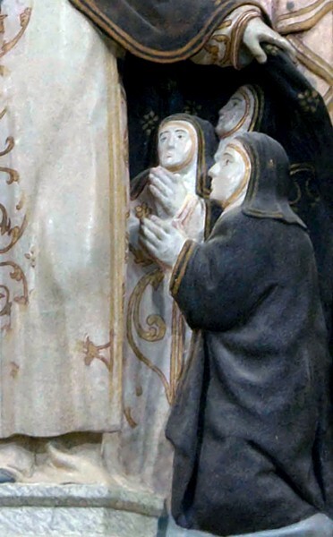 First tier, central figure - High Altar & Chancel Arch