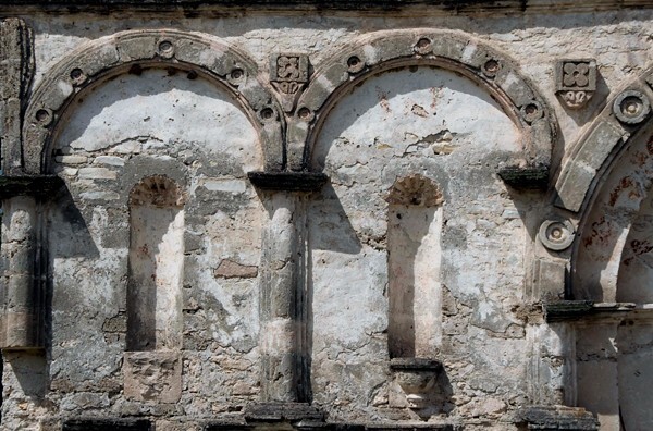 San José, façade, bottom story (left) - Coneta, Chiapas