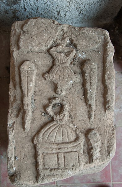 Stone crucifixion, fragment - San Angel