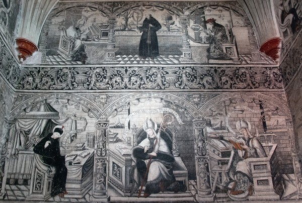Upper & top tier murals - North wall murals