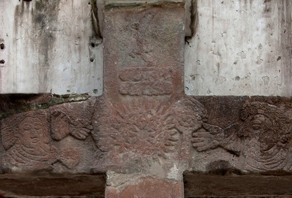 El Divinor Señor, façade, wall cross, crossing - Tizayuca, Hidalgo