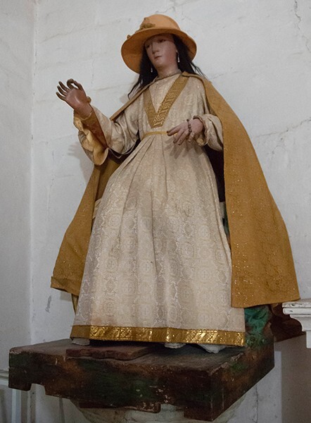 Santo Domingo, nave statue, The Good Shepherdess - Yanhuitlán, Oaxaca