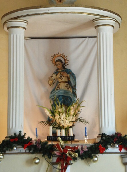 Tonichi, Sonora, La Purísima Concepción, sanctuary altar - Sonora