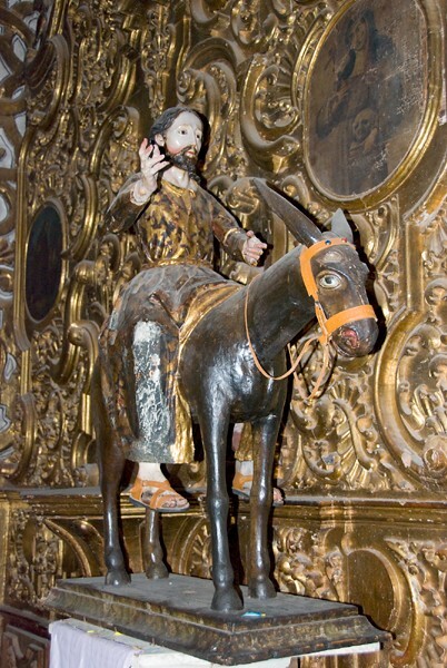 E transept, equestrian statue, St. Joseph - East Transept