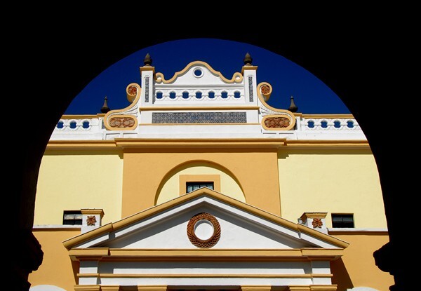Hospital de Nuestra Señora del Refugio, chapel façade detail - Tlaquepaque, Jalisco