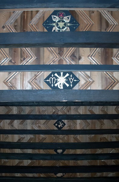 La Asunción de María, nave/sotocoro alfarje - Acaxochitlán, Hidalgo