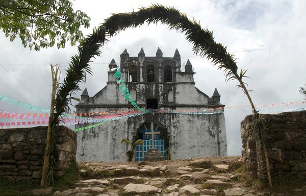 San Martín, façade - Abasolo, Chiapas