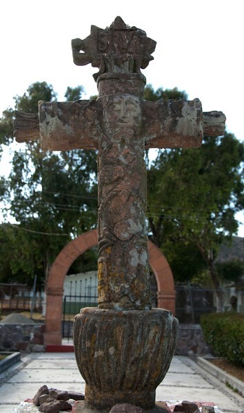 La Magdalena, atrial cross, front - La Magdalena, Hidalgo