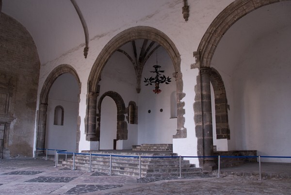 Capilla abierta - La Asunción de Nuestra Señora (Catedral), façade, porciúncula door, capilla abierta, cloister