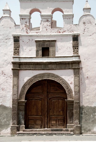 La Misericordia, façade & main portal - San Pedro Atocpan, México