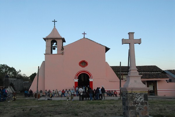 San Miguel Arcángel, façade & atrial cross - Nocutzepo, Michoacán