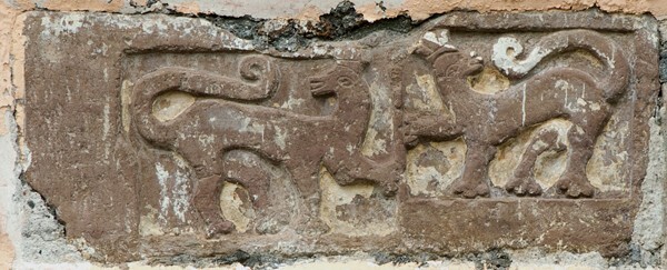 La Asunción de Nuestra Señora, façade relief - Sevina, Michoacán