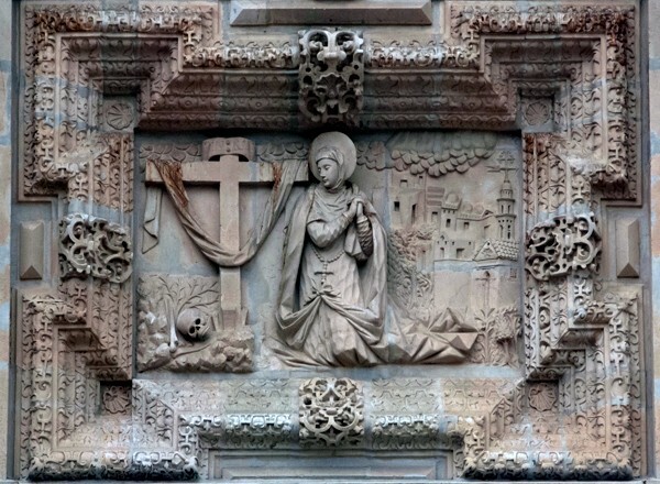 Façade, second story central relief, Our Lady of Solitude - La Soledad