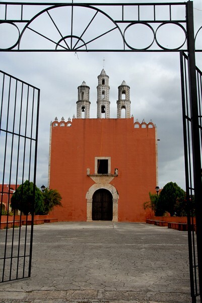 Homún, Yucatán, San Buenaventura, façade - Homún, Yucatán
