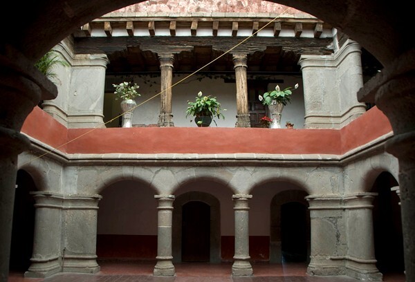 San Luis Obispo, cloister - Huexotla, México