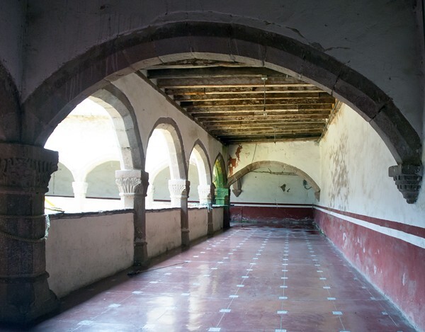 La Asunción de Nuestra Señora, upper cloister wa - Amecameca, México