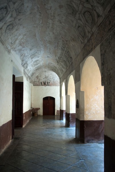 La Asunción, lower cloister walk - Yautepec, Morelos