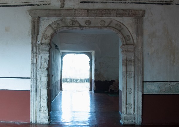 Santo Domingo, cloister anteportería portal - Oaxtepec, Morelos