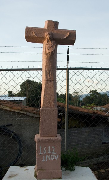 San Bartolo, atrial cross, front - San Bartolo Pareo, Michoacán
