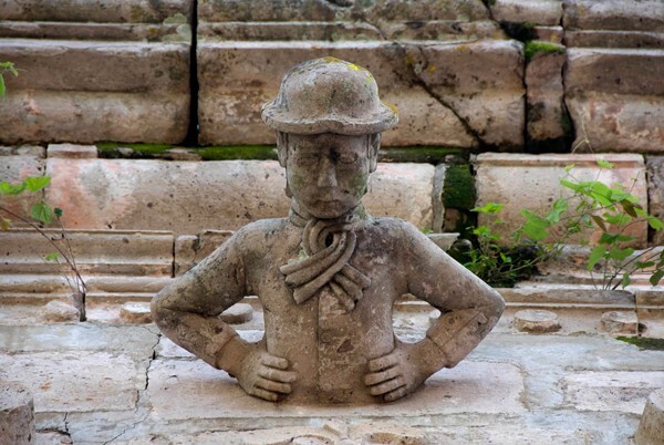 San José, façade, Judas Iscariot - Copala, Sinaloa