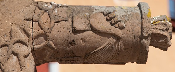 Atrial cross, back finial - Santiago Apóstol