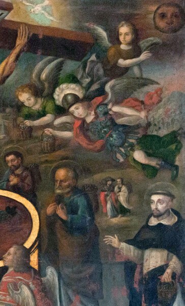 Nave painting detail, Mystic Vintage - San Diego de Alcalá