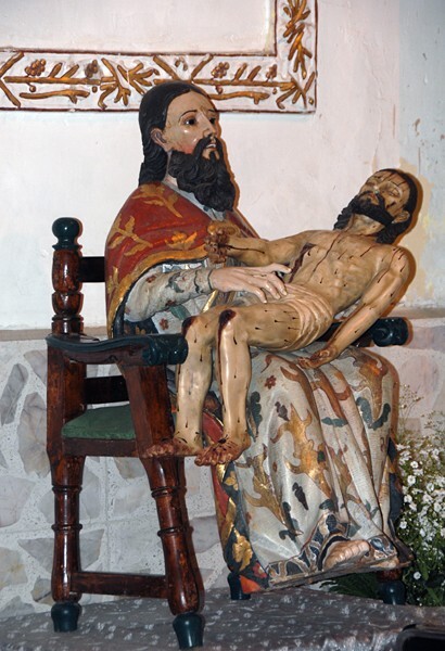 San Pablo, nave sculpture, Compassio Patris - Oztotepec, México