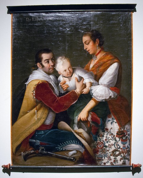 De español y morisca, albina - Los Angeles, California, County Museum of Art