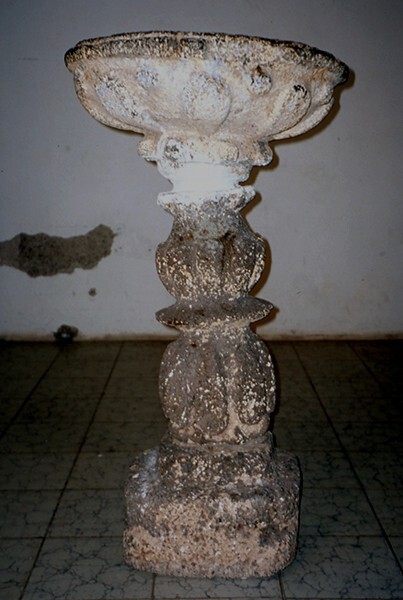 La Asunción, baptismal font - Arizpe, Sonora