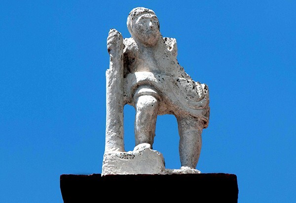 San Cristóbal, S atrial gate, St. Christopher - Coyotepec, México