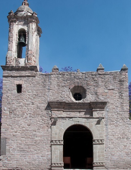 Santa Cecilia, façade & bell-tower - Acatitlán, México