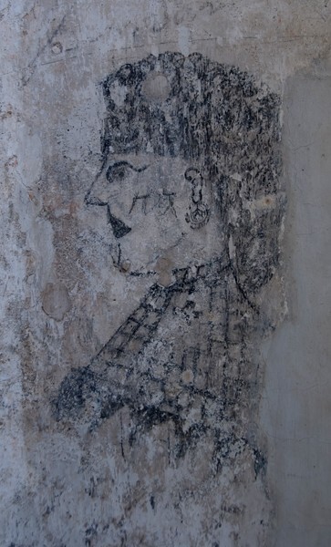 Santa Catalina de Sena, washing site (Lavaderos), pillar mural - Santa Catalina de Sena