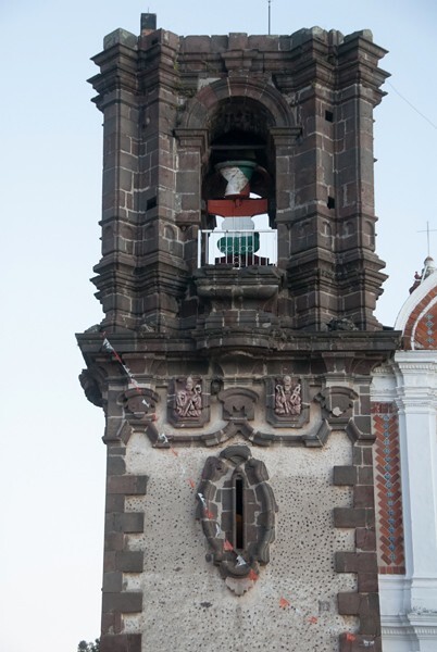 Santiago, bell-tower - Tetla, Tlaxcala