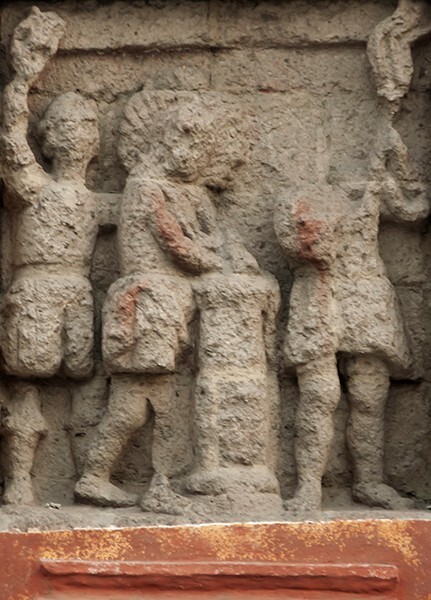 Christ at the Column, closeup - Misterios del Rosario