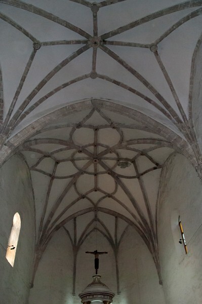 Santo Domingo, chancel, rib vault - Oaxtepec, Morelos