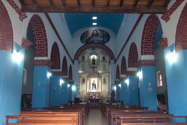 Santiago Apóstol, nave - Santiago Choápam, Oaxaca
