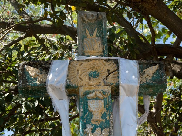 San Jerónimo, cross, front crossing - Tlaltenango, Morelos