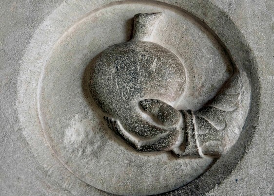 15_Yanhuitlan, Oaxaca, Santo Domingo, convento, medallion4 - Convento & Cloister