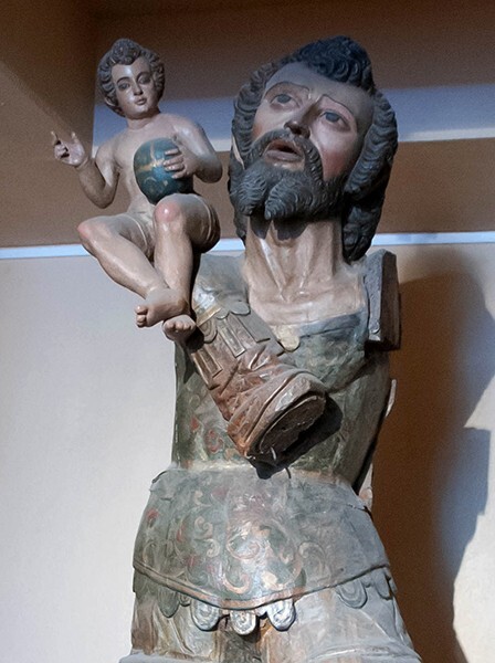 St. Christopher, detail - Museo Regional