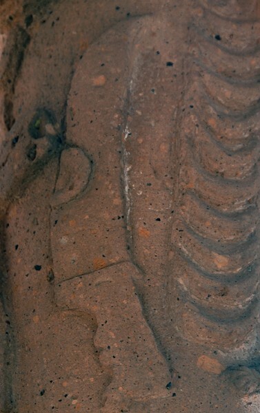 Atrial cross, shaft detail - Santiago Apóstol