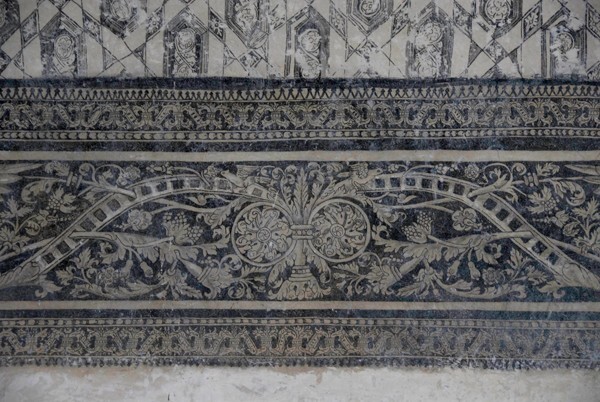 Refectory, frieze mural - Nave, sotocoro & refectory