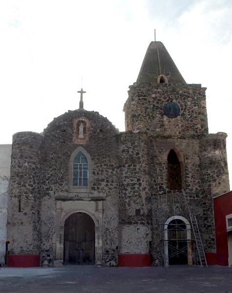 La Purísima Concepción, façade & bell-tower - Ahuacatlán, Nyarit