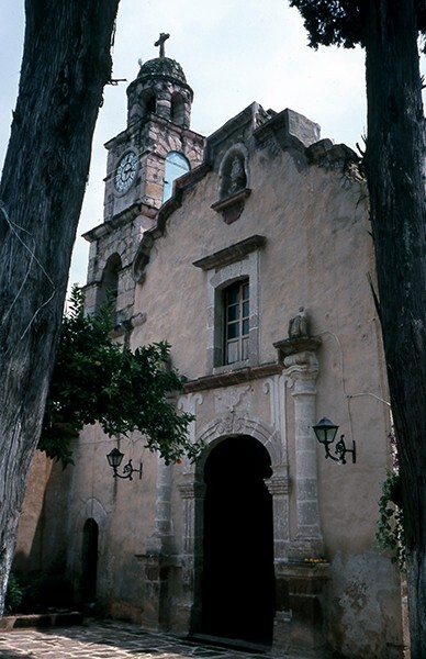 Hospital Chapel, façade & bell-tower - Chucándiro, Michoacán