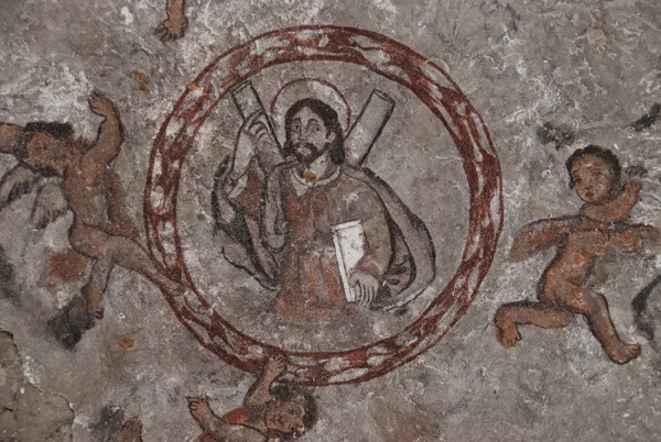 San Andrés, cloister ambulatory mural, St. Andrew - Mixquic, México