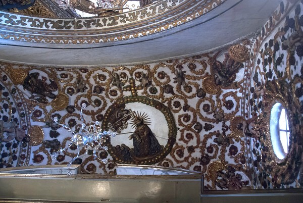 Sanctuary vault strapwork - Sanctuary (Presbytery/Chancel)