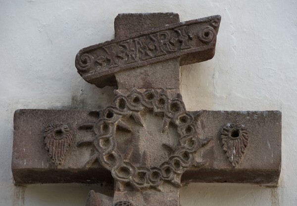 San Francisco, wall cross, front crossing - Tepeapulco, Hidalgo