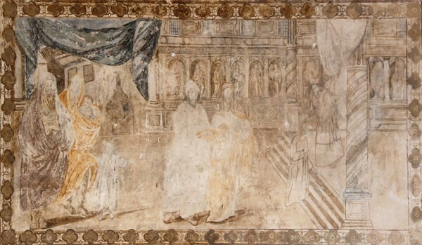 S wall mural, Presentation at the Temple - Camarín de la Virgen