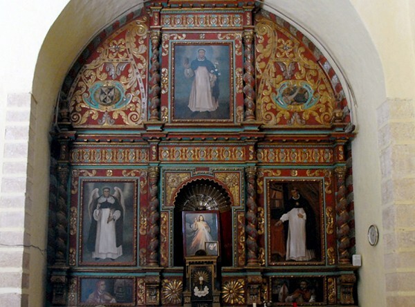 La Purísima Concepción, nave Dominican altar - Mocochá, Yucatán